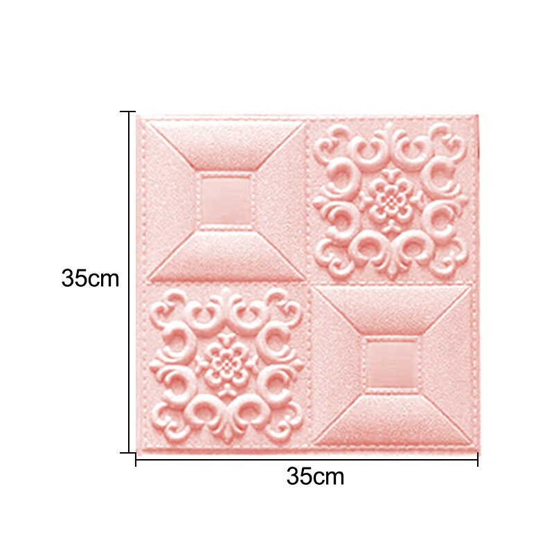 3D Wall Sticker Imitation Brick Bedroom Decoration Waterproof Self Adhesive Wallpaper For Living Room Kitchen TV Backdrop Panels: G