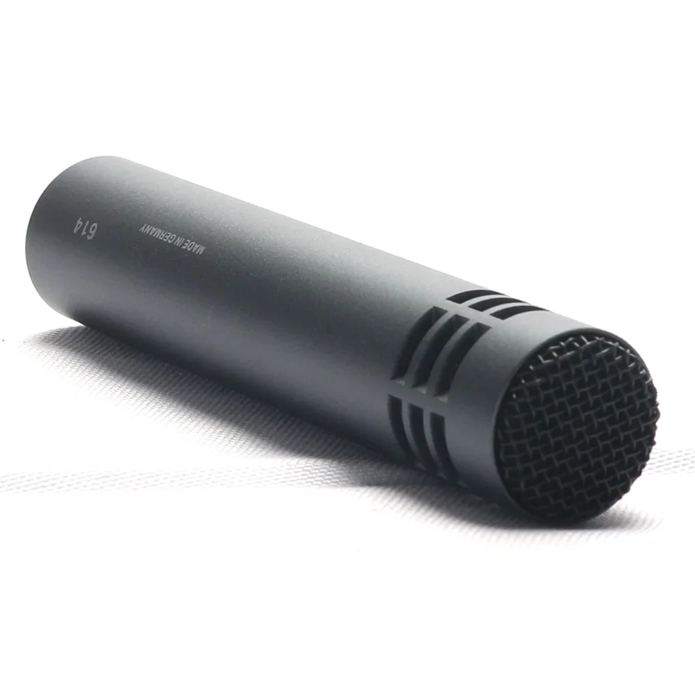 E614 Condenser Instrument Microphone With Clamp Mount Cardioid Mic for Sennheiser E614 Drum Microphone