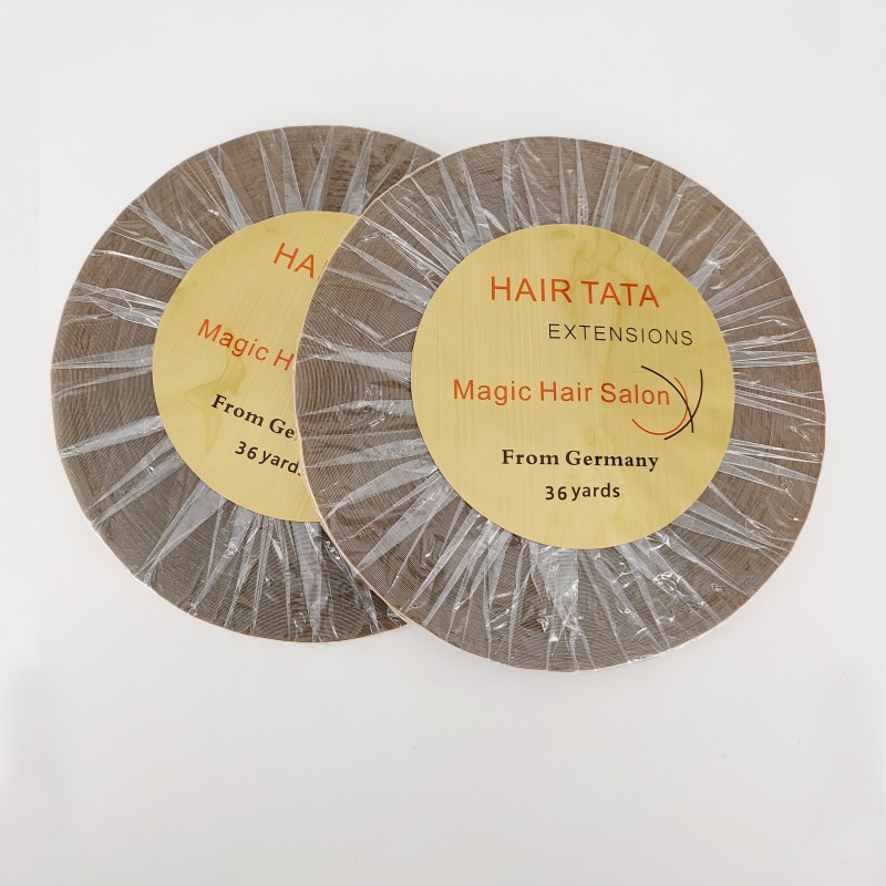 1 Roll 36 Yards Double Side Lijm Hair Extensions Tape Tata Haarverlenging Ondersteuning Tape Voor Tape Haarverlenging