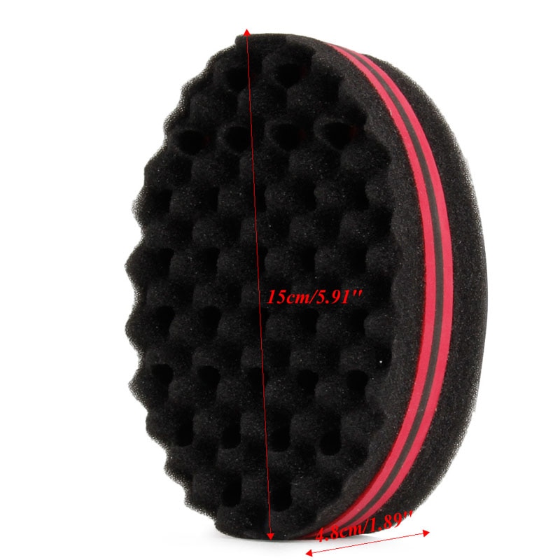 Barber Hair Magic Twist Sponge Brush For Dreads Locking Coil Afro Curl Wave Tool