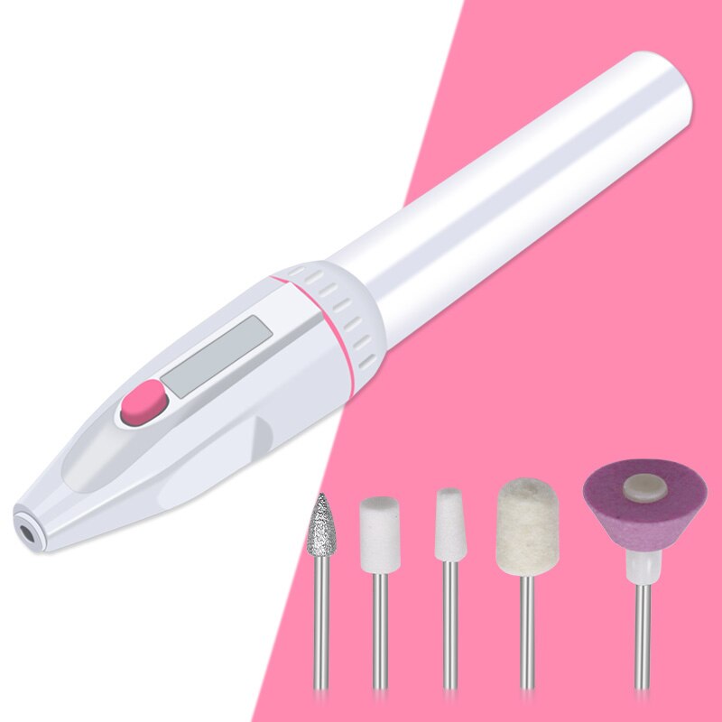 30000 Rpm Nail Boor Machine Set 40W Manicure Machine Apparaat Voor Manicure Pedicure Kit Pro Elektrische Nagelvijl voor Nail: Mini-pen