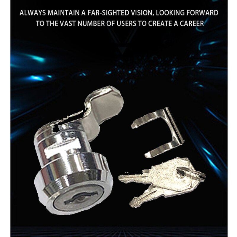 Cabinet Locks Security Cam Lock with 2 Keys Security Furniture Cylinder Locks