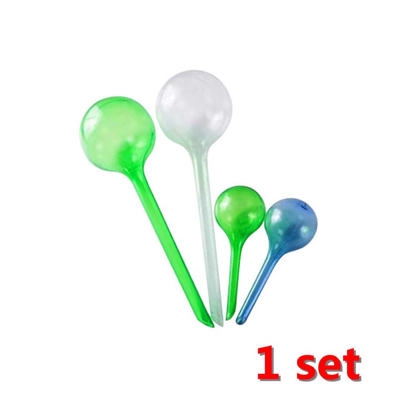 1/4PCS PVC Travel House Plant Self Watering Bulb Shape Waterer Globes Automatic Irrigation Lawn Garden Pot Planter Cans U3: One of each