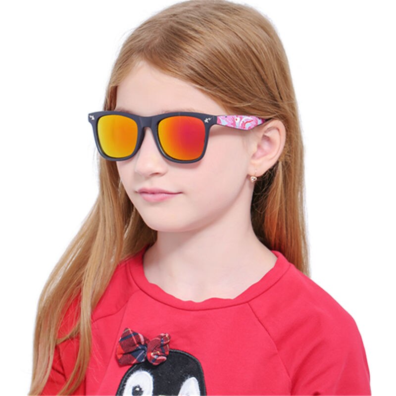 QETOU Kinderen Pra Zonnebril vierkant Frame Meisjes Jongens Zonnebril Voor kids kind UV400 óculos infantil de sol