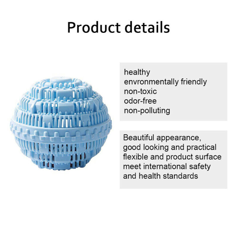 Eco Magic-Bola para lavandería Orb, bola para lavar la ropa sin detergente, estilo Wizard, bolas de plástico,