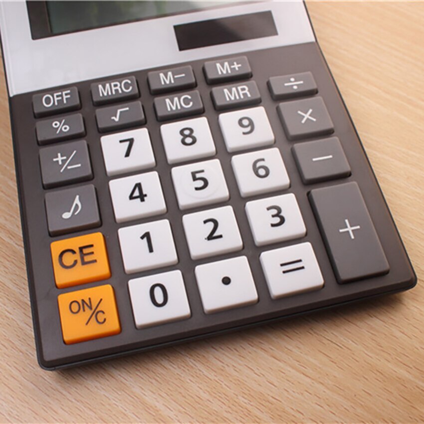 Office Financial Calculator With Backspace Delete Key, 8 Digits Screen Voice Calculator, Office Student Calculator Stationery