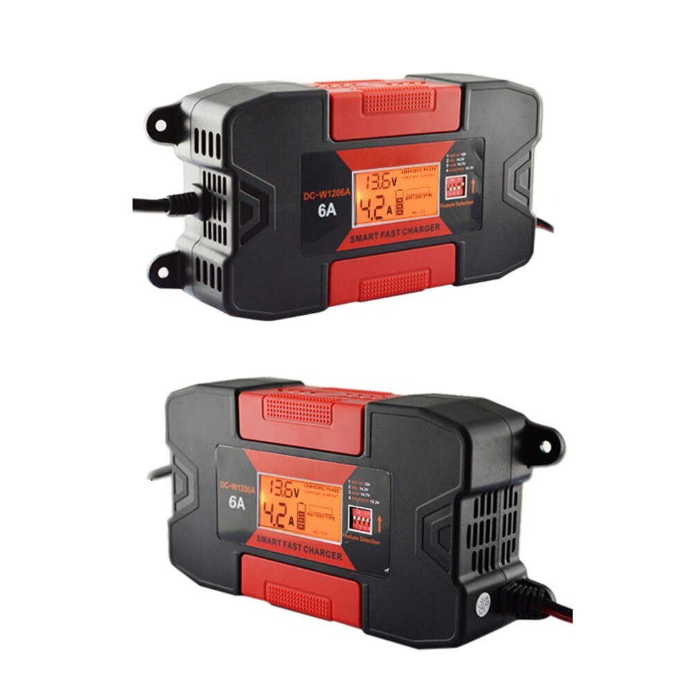 12V 4A/6A Auto Smart Car Battery Charger With CE RoHS Full Digital Battery Auo Car Car Smart Smart RoHs RoHs Battery