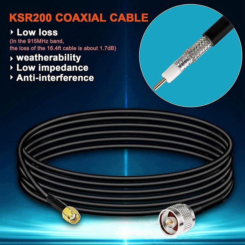 8DBi Long Range Cellular Ultra Distance LoRa Gateway Antenna Omni-Directional Glass Fiber LoRaWan 915MHz Antenna