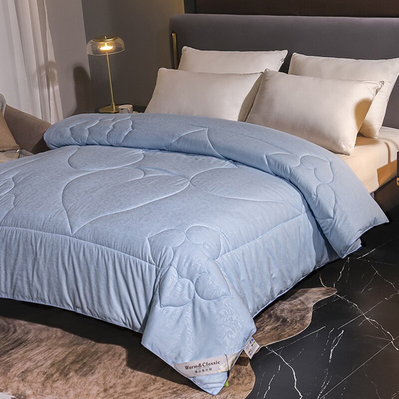 Vier Seizoenen Universele Quilt Voor Winter/Zomer Enkele Dubbele Quilts Hart Gedrukt Warm Dekbed Dikker Dekbed Thuis Beddengoed: 200x230cm 3kg / 03