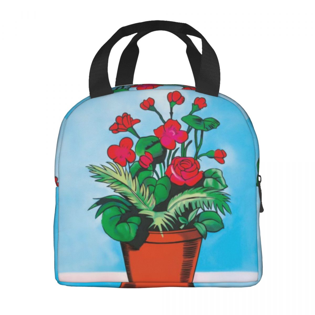 Custom La Maceta Flower Pot Loteria Card Mexican Bingo Lottery Insulated Lunch Bag for Women Leakproof Thermal Cooler Bento Box