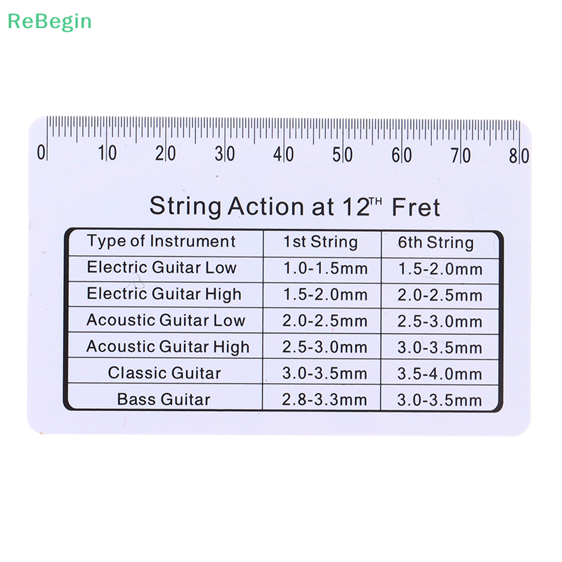Gitaar Accessoires Gauge Liniaal Elektrische Gitaar Gereedschap Voor Snaarinstrumenten