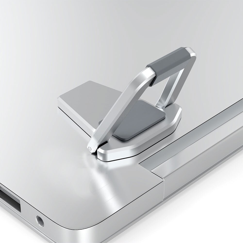 1 paar unsichtbare, tragbare, faltbare mini-laptopständer mit kühlfunktion, leichter, rutschfester aluminiumlegierungsständer, ergonomischer erhöhung