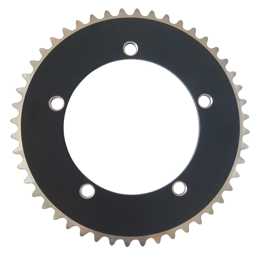 TRUYOU piñón fijo bicicleta engranaje bicicleta de pista de sillín 130 BCD anillo de cadena de Fixie marcha única 44T 46T 48T 50T 52T 53T 1/8"
