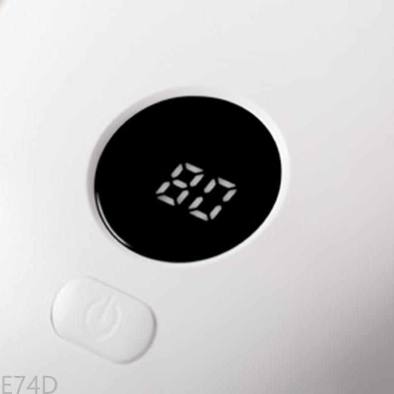 E74D Clipe no ventilador 4 velocidades ventilador pequeno com um forte fluxo ar livre Fan 3600mAh USB