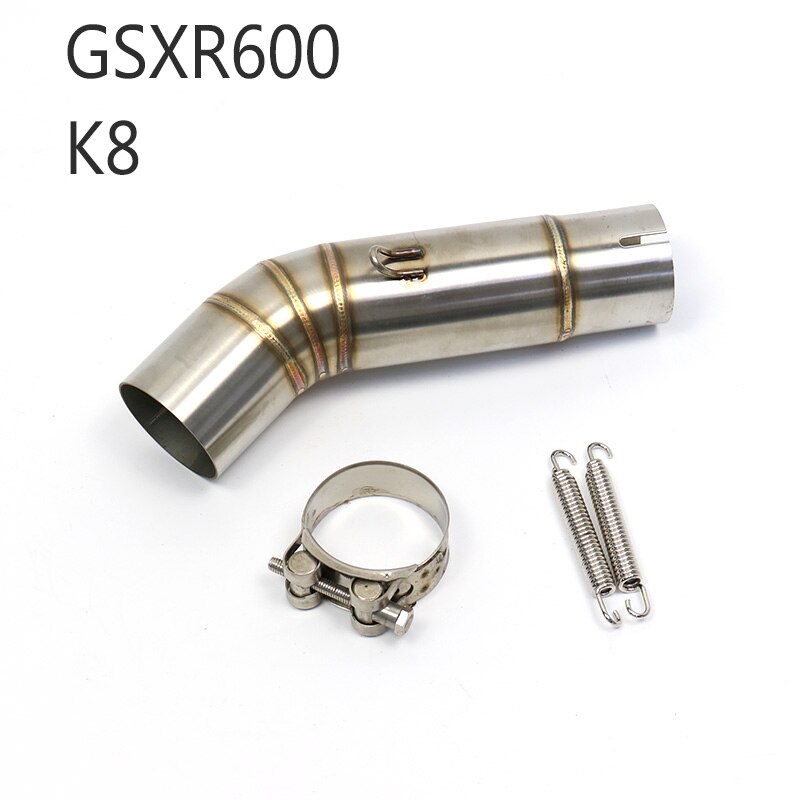 Silencieux d&#39;échappement avec Tube central, pour Suzuki GSXR 600 750 GSXR600 GSXR750 K6 K7 K8 GSR750 GSXR1000 K5 L11