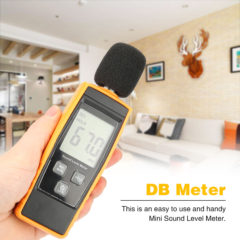 GM1359 Digital LCD Noise Tester Mini Sound Level Meter DB Meter Environmental Noise Tester practical Measuring Instrument Tool