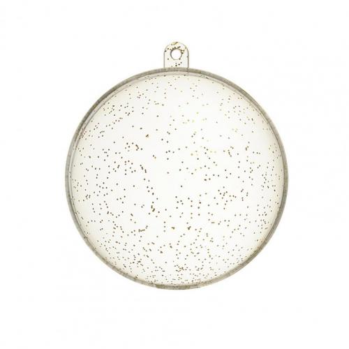 Fillable Ball Transparent Shatterproof Plastic DIY Clear Ball Christmas Wedding Decorations for Home: S