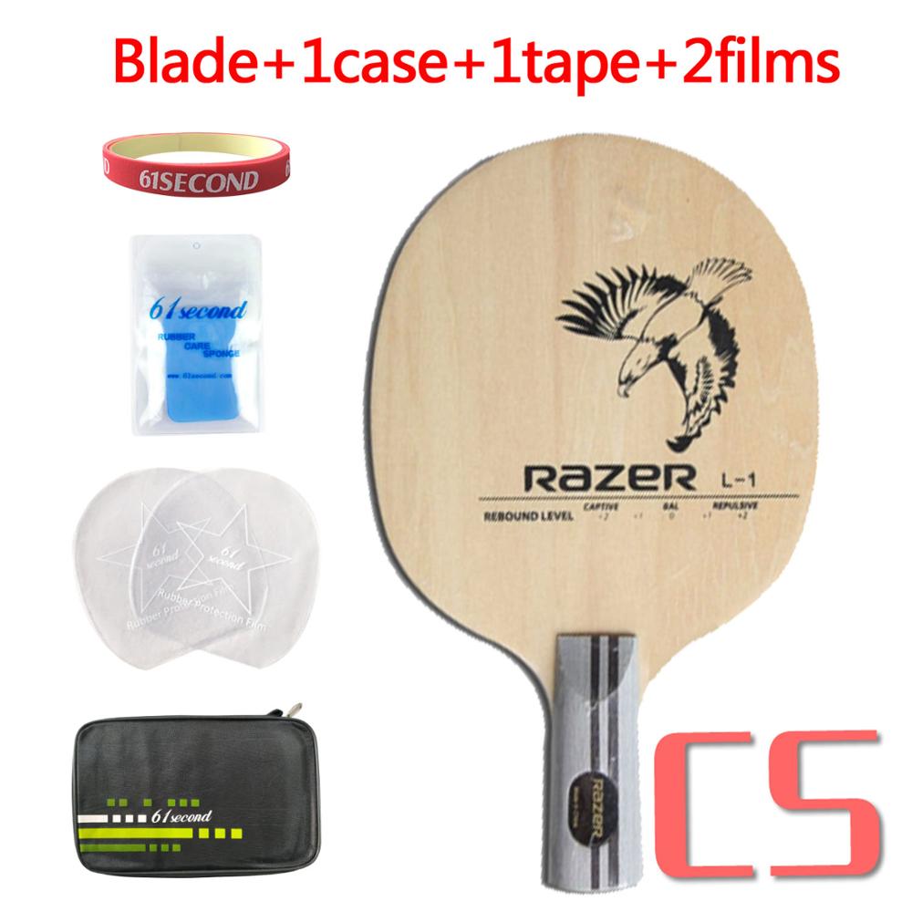 Razer L1 L-1 table tennis RACKET training floor Table Tennis Blade for PingPong Racket woo: CS with FM case