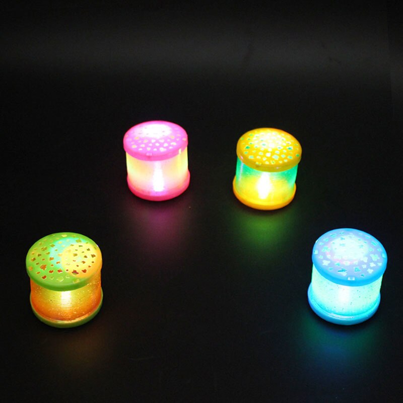 1 Led Lighting Up Springs Toys for Kids Children Flashing Glowing in the Dark Luminous Haloween Christmas Decorations Year&#39;s