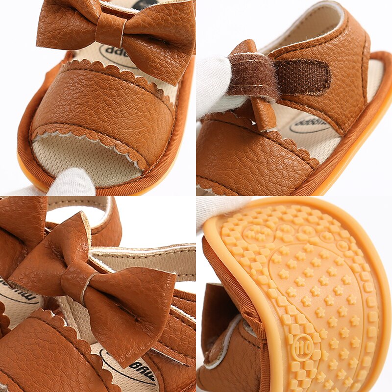 Beckior Summer Baby Girl Sandals Infant Baby Boy Shoes Rubber Soft Sole Non-Slip Toddler First Walker Baby Crib Newborn