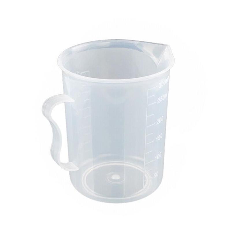 Lichtgewicht Draagbare Container Maatbeker Keukengerei Laboratorium Beker 250/500/1000/2000 Ml Gereedschap Bakken Plastic x4V6: 1000ML