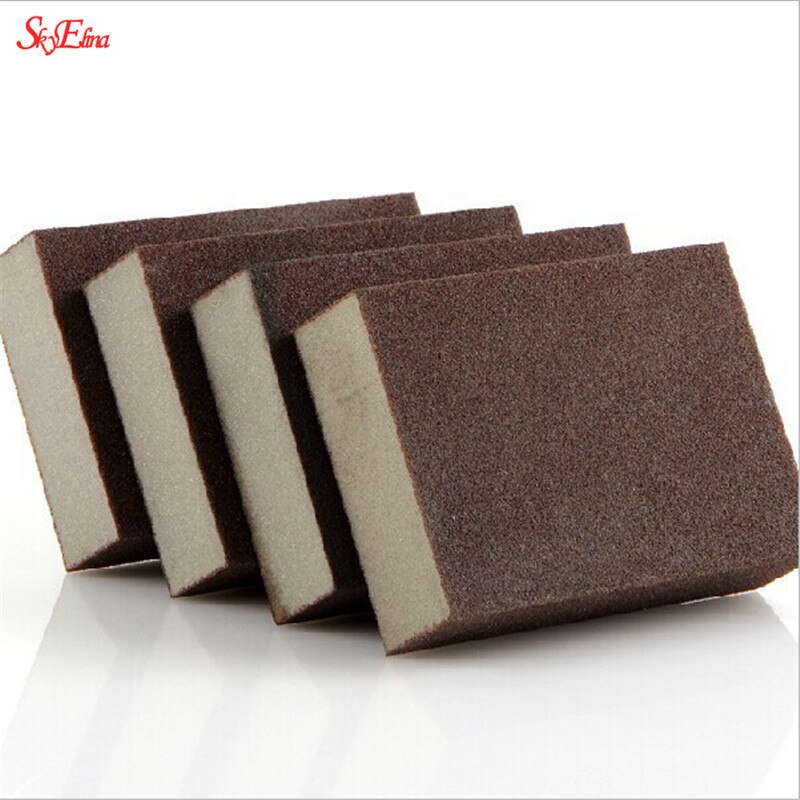 Éponge noire en mélamine, 100x70x25mm, 1/5 pièces, gomme magique, nettoyeur pour la cuisine, 7z: 5PCS