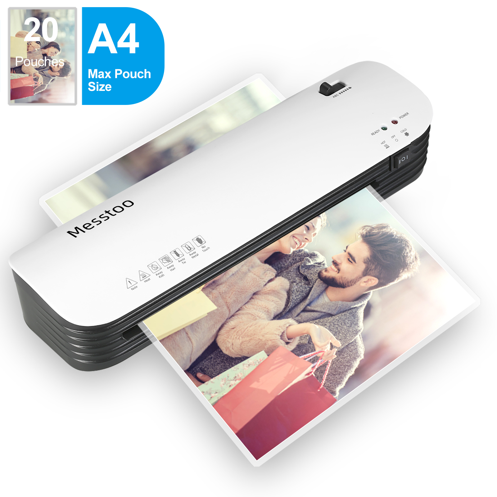 Aibecy  sl299 og kold lamineringsmaskine papirskærer hjørne runder til  a4 dokument foto plast film rulle laminator