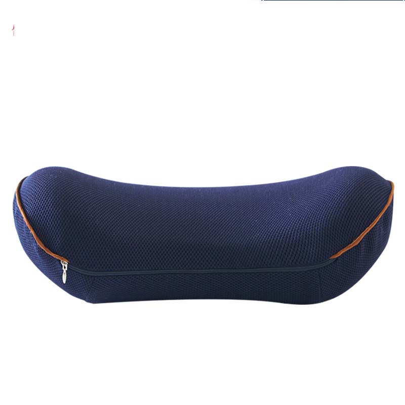 Cojín Lumbar de malla transpirable 3D para aliviar el dolor de ciática, cojín para la espalda del coche, soporte Lumbar de espuma viscoelástica, almohada Lumbar ergonómica
