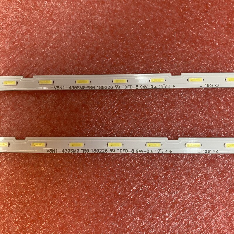LED Backlight Strip For Samsung UA43RU7100K UE43NU7125K UE43NU7122K UE43RU7100 UE43NU7092 UE43NU7100 BN96-45954A