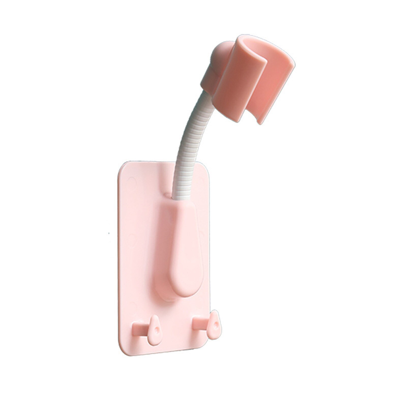 Shower Head Handset Holder Chrome Wall Mount Bathroom Universal Suction Bracket Shower Head Holder Supplies #YL10