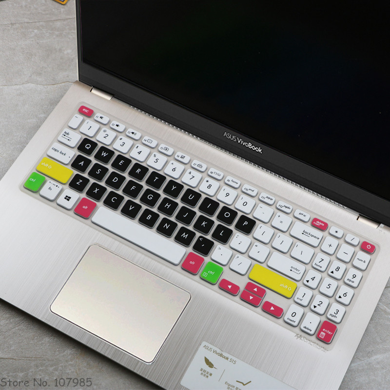 15.6 inch Silicone Keyboard Protector Cover Skin For ASUS VivoBook 15 X515MA X515EP X515JP X515JF X515J X515 MA EP JP JF J: Candyblack
