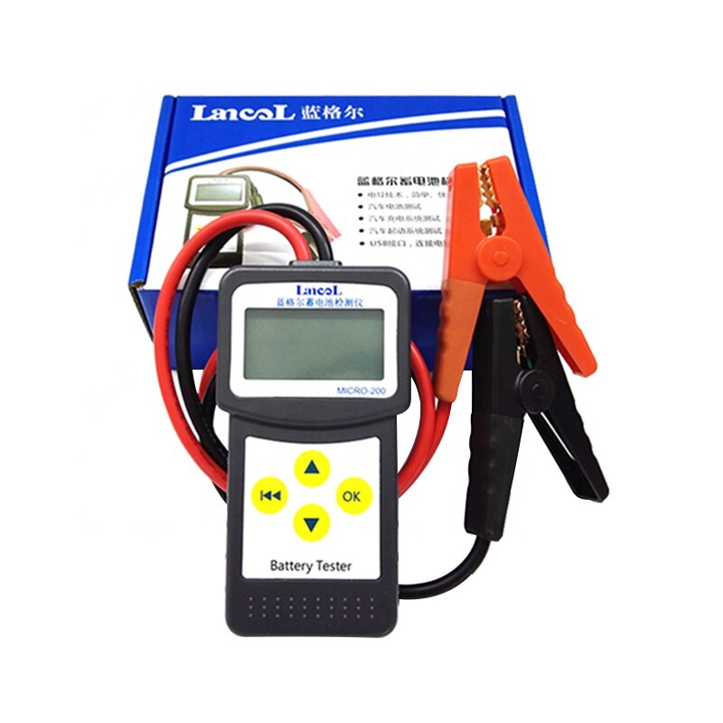 Battery Detector 12V / 24V Battery Life Capacity Internal Resistance Analyzer for Electric Vehicle Battery