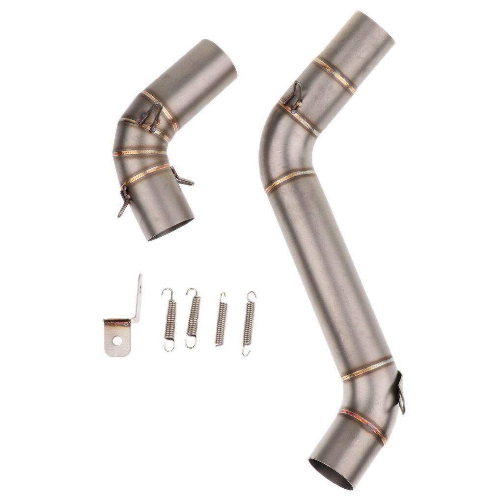 Polished Stainless Steel Slip-On Exhaust Mid Pipe for KTM 390 125/200