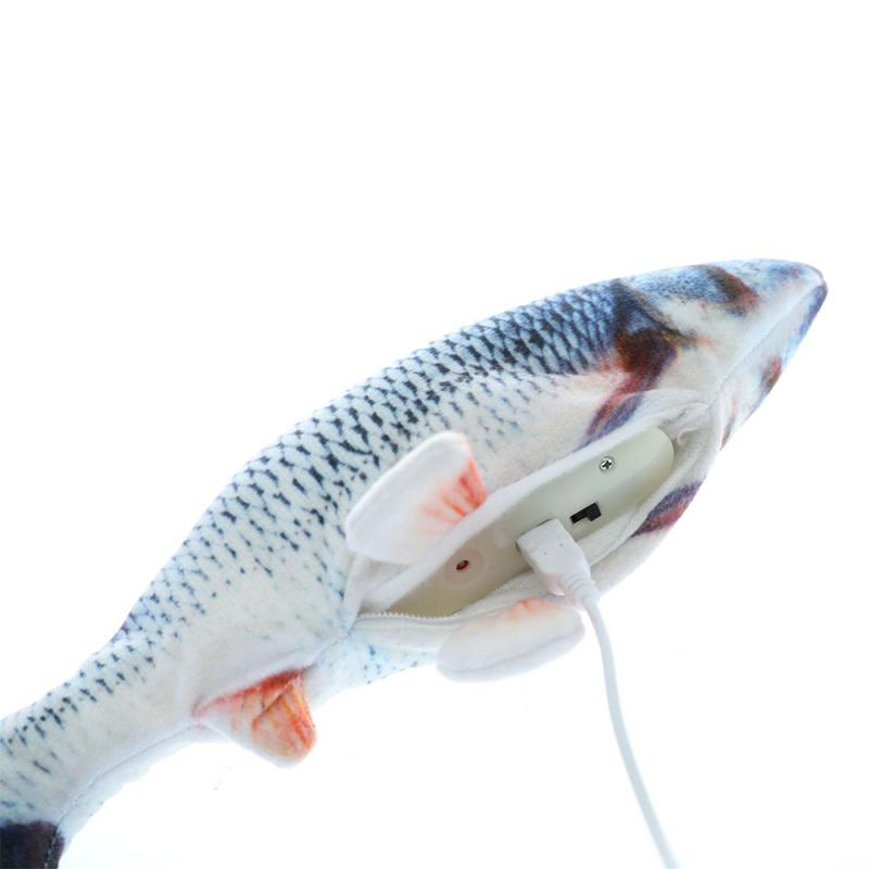 Juguetes para gatos Catnip eléctrico pez gato meneo peces realista felpa simulación peces realista mascota masticar Catnip productos para mascotas