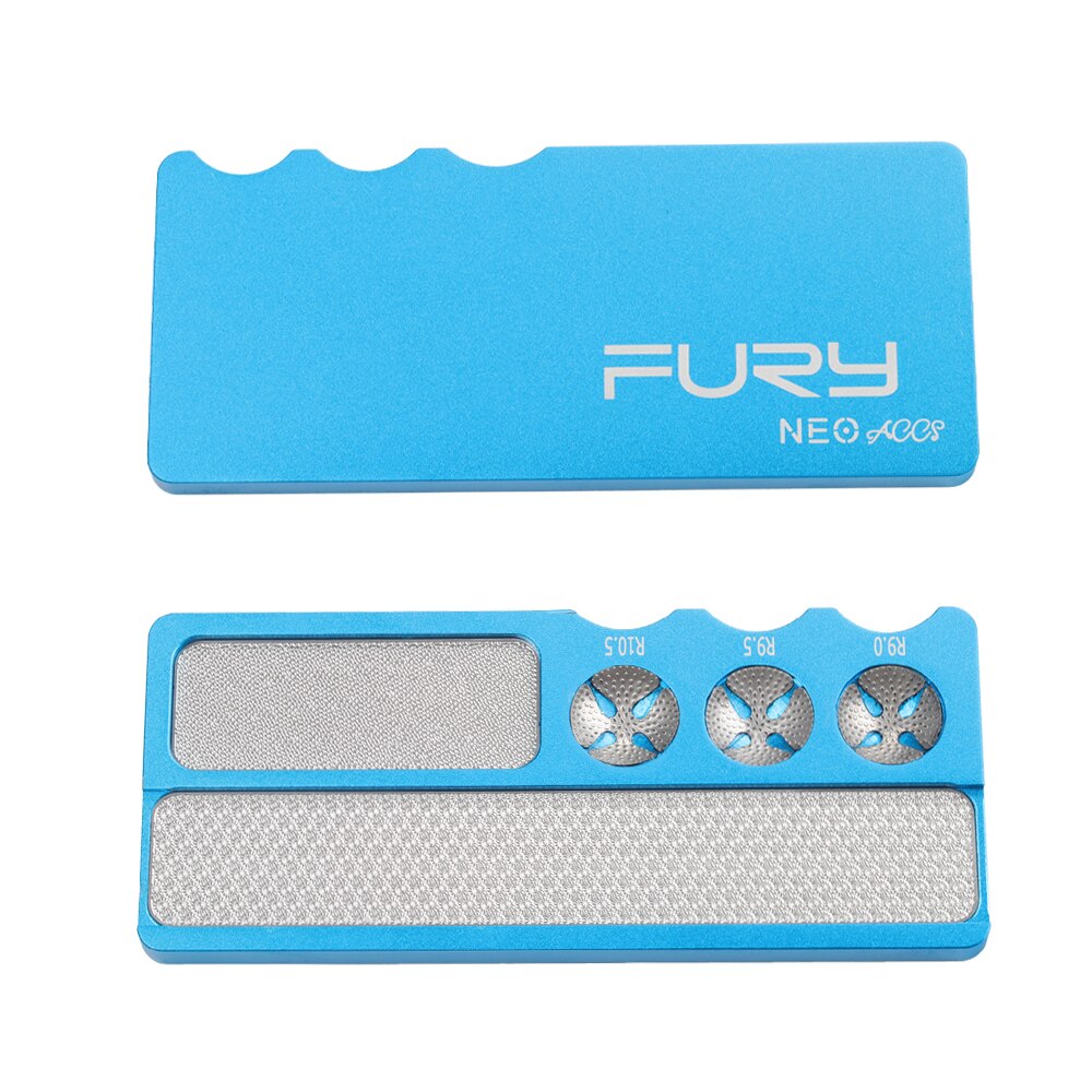 Fury Tip Hersteller Duurzame Metalen Multifunctionele 3 Kleuren Opties Tool Conveninent Biljart Tip Shaper & Pricker Accessiories: Blue