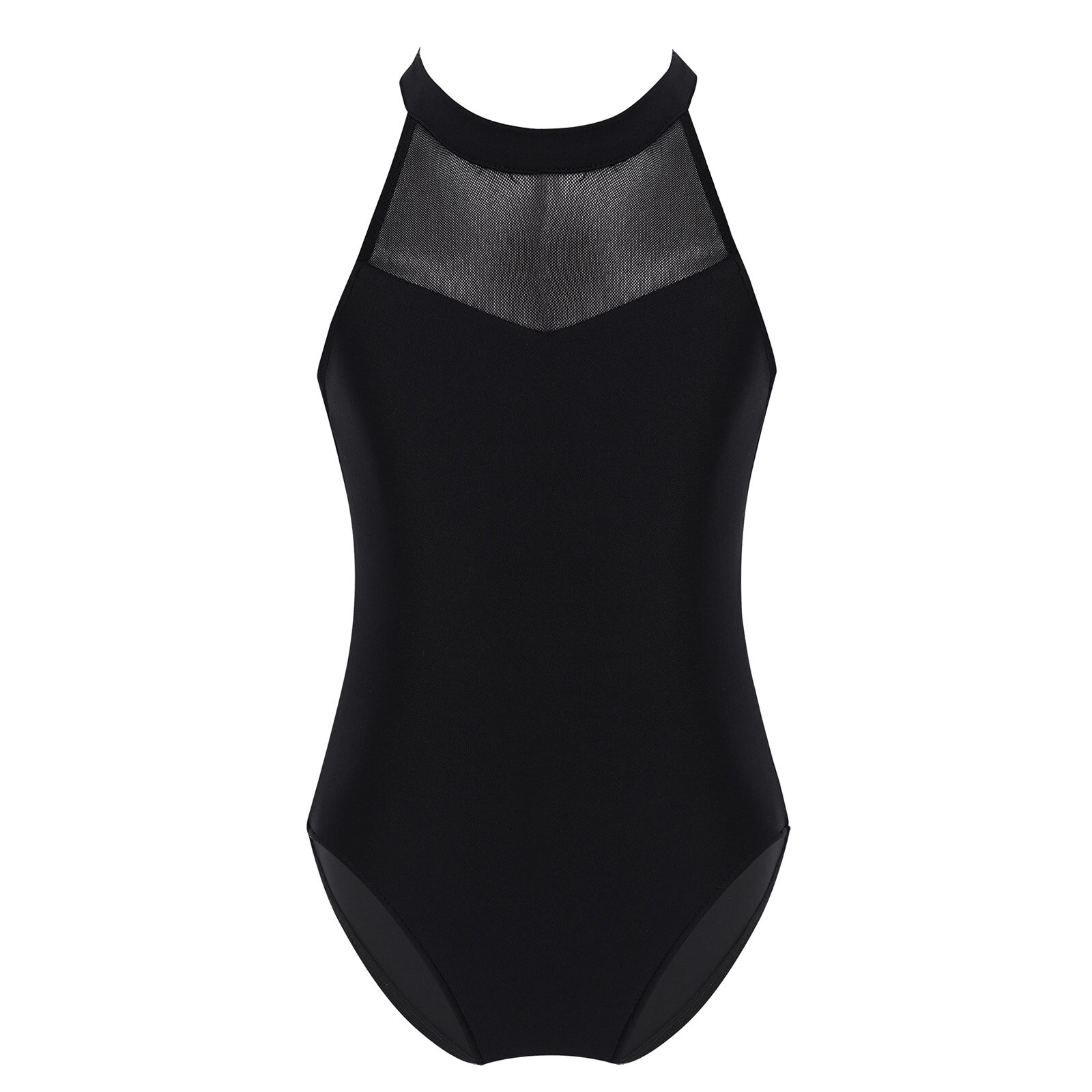 Kinder Mädchen Ballett Tanzen Trikot Body Bühne Leistung Ballerina Kostüme Ärmel Gymnastik Training Ballett Tanz Kleid: Black / 4
