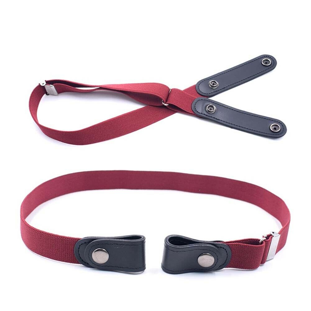 Ceinture élastique Invisible sans boucle pour homme et femme, pantalon en jean extensible, sans tracas: 6