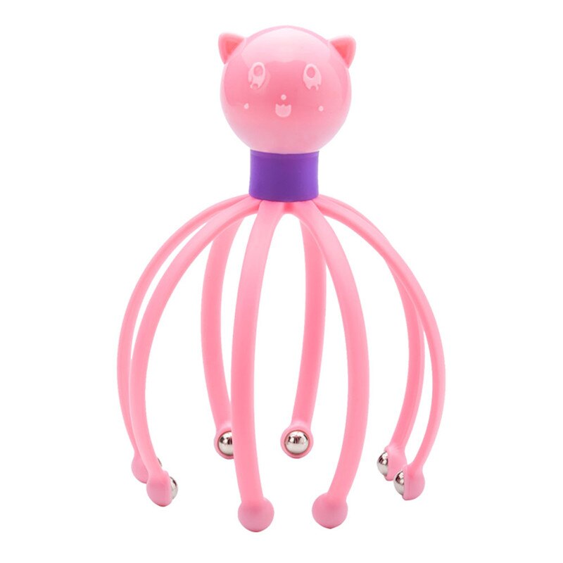 1 pz massaggiatore testa massaggio collo polpo cuoio capelluto Stress Relax Spa guarigione lega strumento sanitario massaggio testa corpo strumento di bellezza: 03