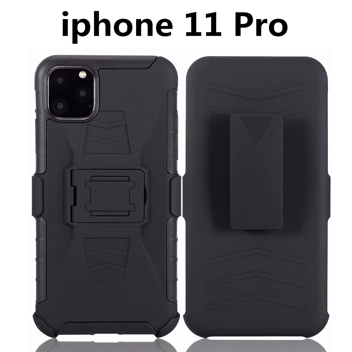 Für iphone 11pro XS Max Luxus Rüstung Stoßfest Holster Silikon Harte Fall Für iphone 8 7 6s Plus 5s handy Shell Abdeckung Taschen: For iphone 11 Pro