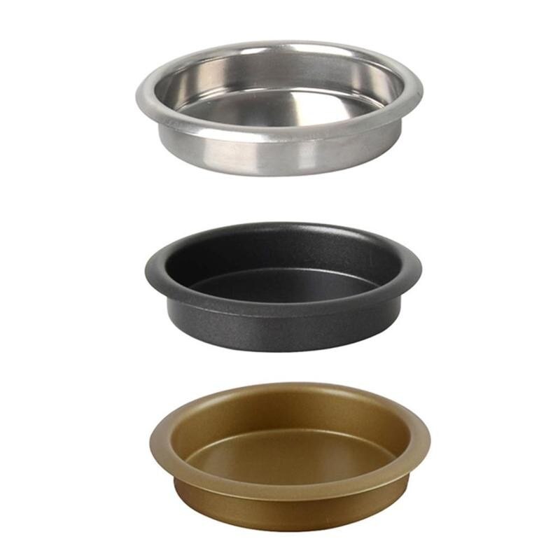 58mm mini metall blindfilter backflush innsatskurv til espresso kaffemaskin tilbakespyling rengjøringe blind bolle kaffetilbehør