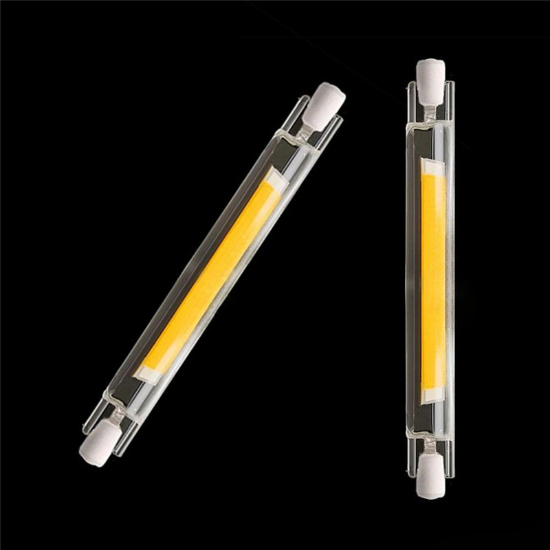 Dimmbare Glas Rohr J78 R7s 15W 78mm led glühbirne J118 R7s cob lampe birne 30W 118mm mais licht AC 220-240V Ersetzen Halogen lampe