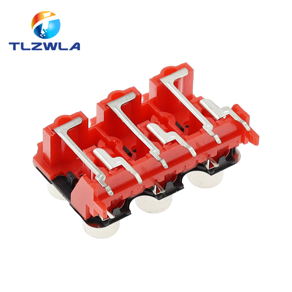 2 uds RCA hembra Audio Video enchufe 2P 4P 6P 8P cinta blindada conector AV conector AV2-8.4-13 piezas PCB rojas