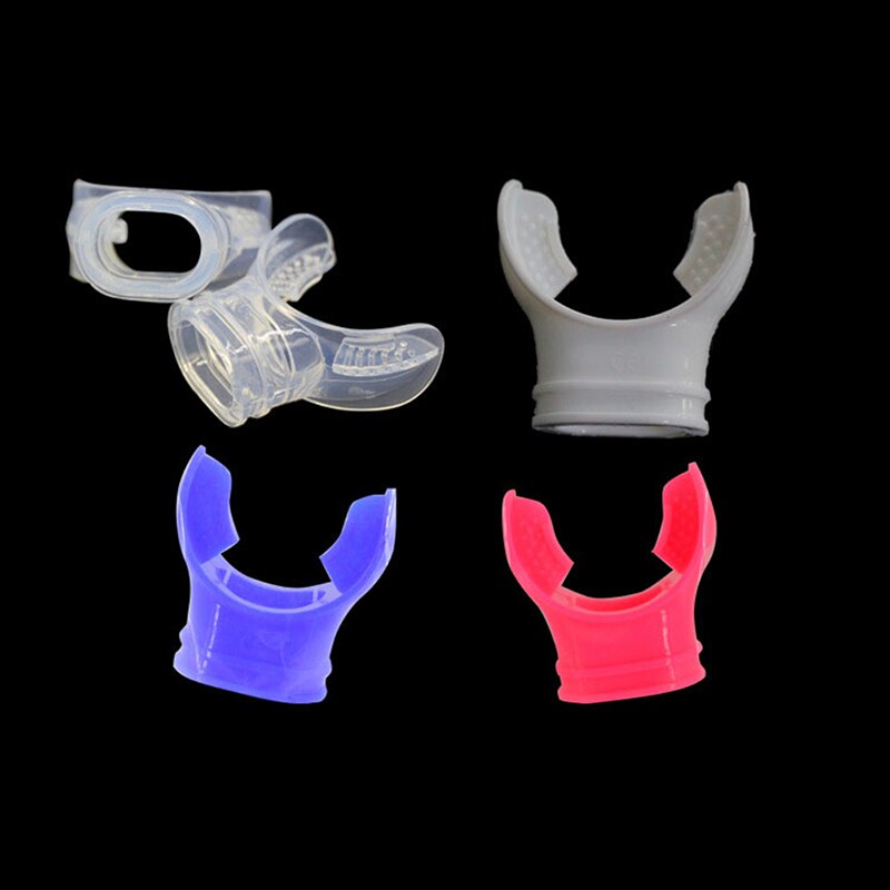 Duik Buis Snorkel Siliconen Clear Onderwater Duiken Buis Snorkel Mondstuk Regulator Outdoor Zwemmen Accessoires