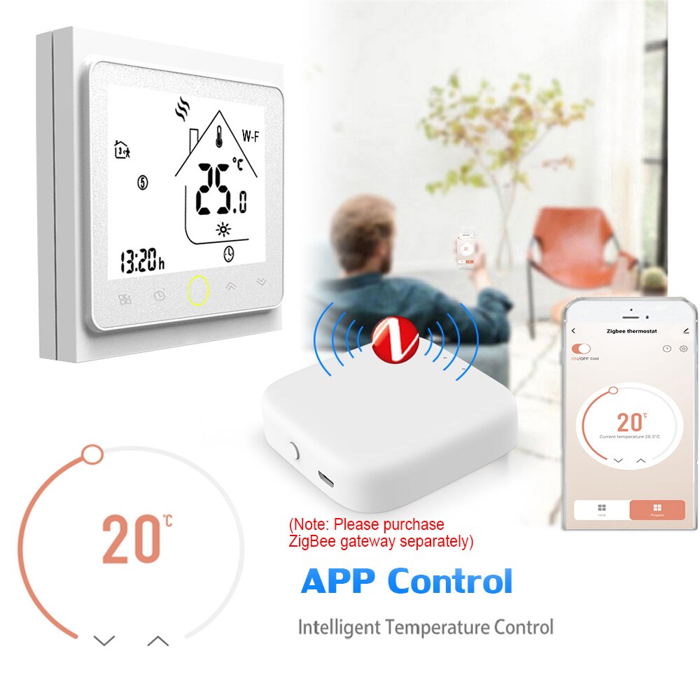 WiFi Smart Thermostat Temperature Controller APP Control For Google Home Alexa Water/Gas Boiler/Electric Heating Thermostat