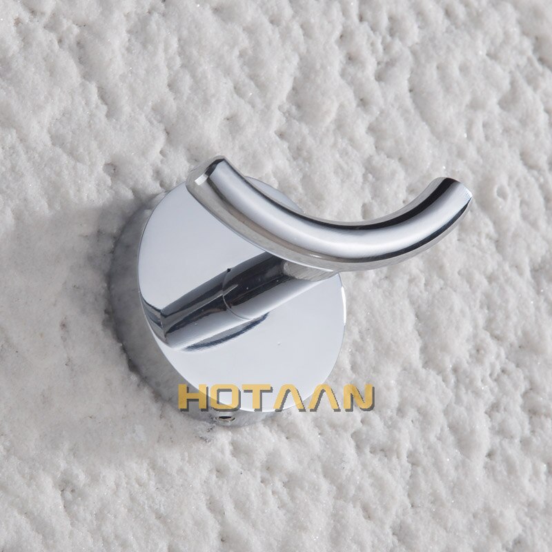 Robe Hook, Kleding Haak, Roestvrij Stalen Constructie Met Chroom Afwerking, Badkamer Haak Badkamer Accessoires, 10902-B