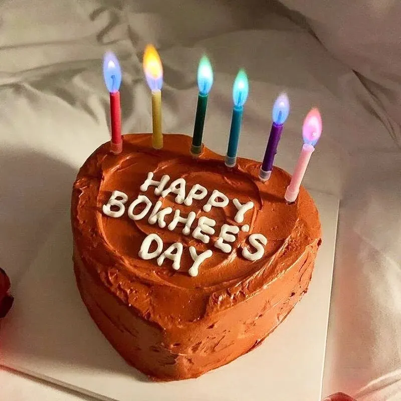Velas coloridas para decoração, velas coloridas, chamas seguras, suprimentos para festas de aniversário, casamento e sobremesa, velas de bolo, 6 PCs, 12PCs