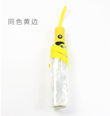 8 rippe transparent regenschirme voll automatische klapp dach für weibliche frauen klar sonnenschirm kompakte outdoor regen paraguas YS004: B yellow