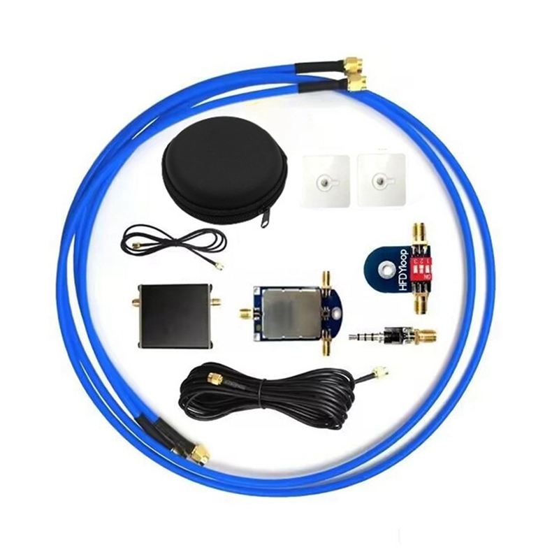 A42Z-Active Small Magnetic Loop Antenna Wideband 50K-500Mhz Shortwave Radio Active Loop Antenna AM FM VHF UHF SDR