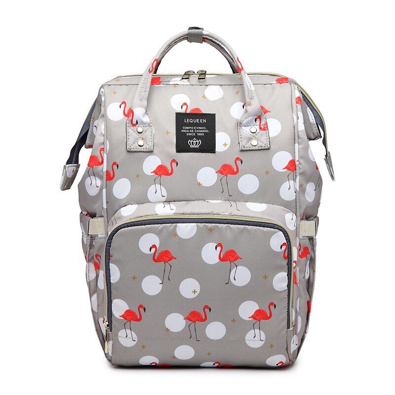 Lequeen Colorful Diaper Bag Waterproof Nappy Bag Large Capacity Maternity Bag Travel Backpack Nursing Bag: L