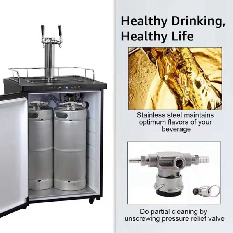 System Keg Coupler, European Sankey Keg Couplers with Lever Handle Homebrewing Kegerator Dispenser